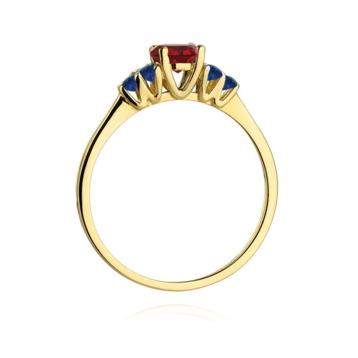 Inel Aur 14K W451 Rubin 0.60ct - Imagine 3