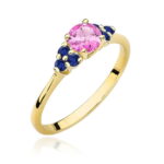 Inel Aur 14K W451 Topaz Roz 0.60ct