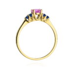 Inel Aur 14K W451 Topaz Roz 0.60ct - Imagine 3