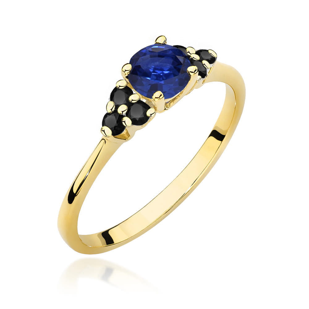 W451-Z-585-S0.50CB_1.jpg Inel Aur 14K W451 Safir 0.50ct - Imagine 1