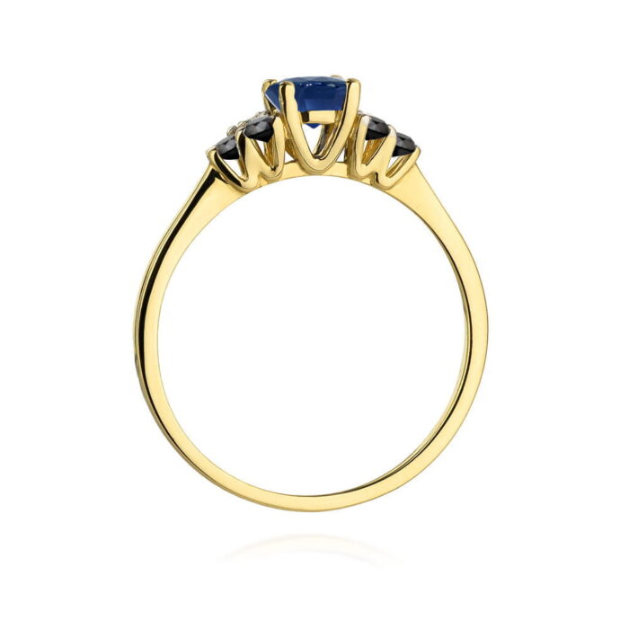 Inel Aur 14K W451 Safir 0.50ct - Imagine 3