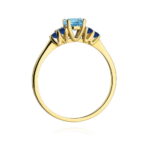 Inel Aur 14K W451 Topaz 0.50ct - Imagine 3