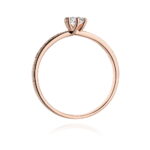 Inel Aur 14K cu Diamant 0.17 ct - Imagine 10