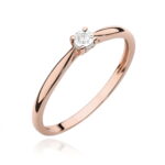Inel Aur 14K cu Diamant 0.01 ct - Imagine 8