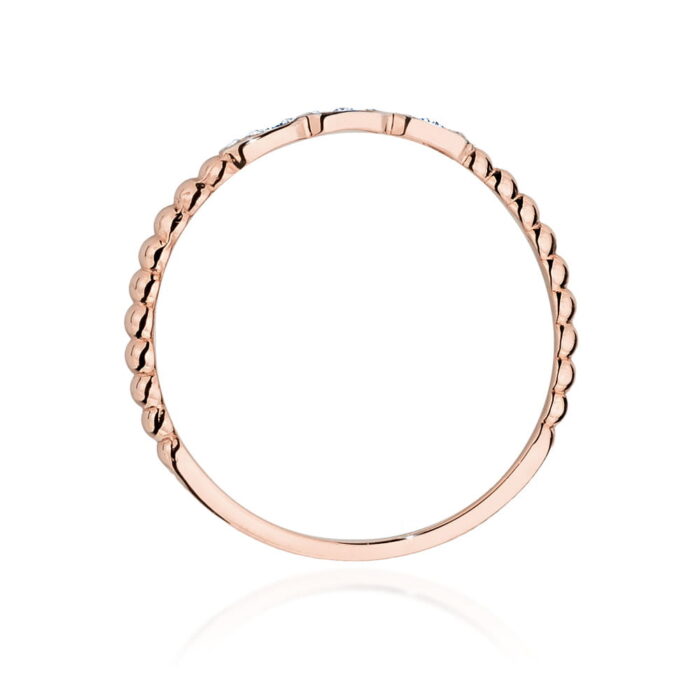 Inel Aur 14k cu Diamante 0.03 ct - Imagine 9