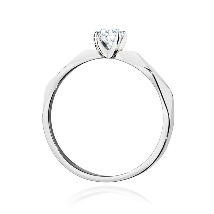 Inel Aur 14K cu Diamant 0.20 ct - Imagine 11