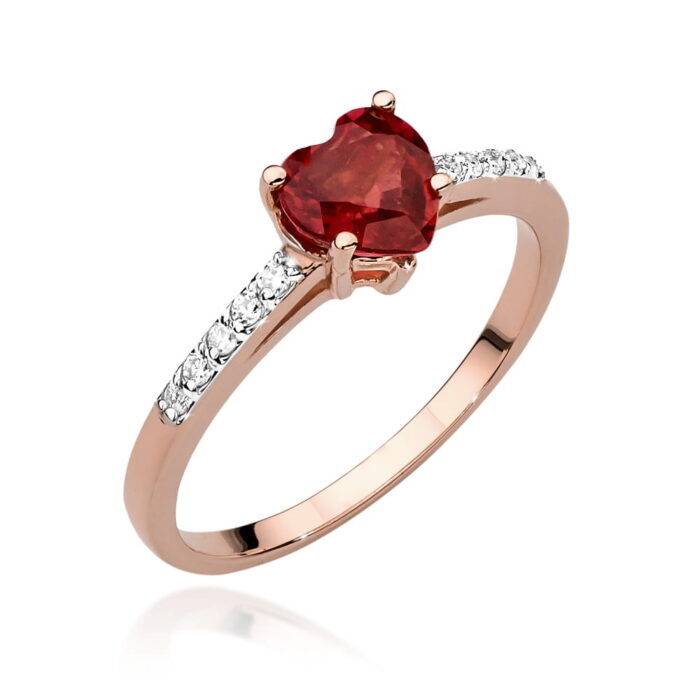 Inel Aur 14k cu Rubin 1.10 ct - Imagine 9
