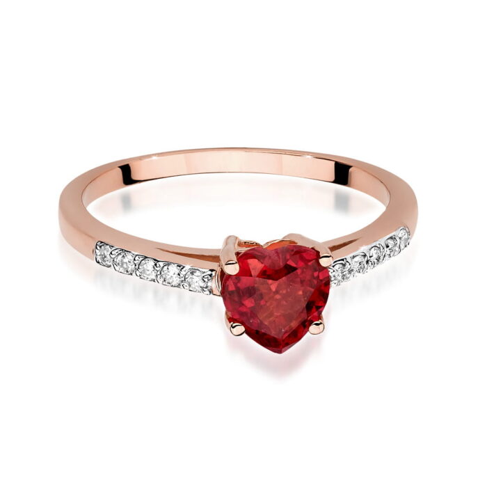 Inel Aur 14k cu Rubin 1.10 ct - Imagine 10