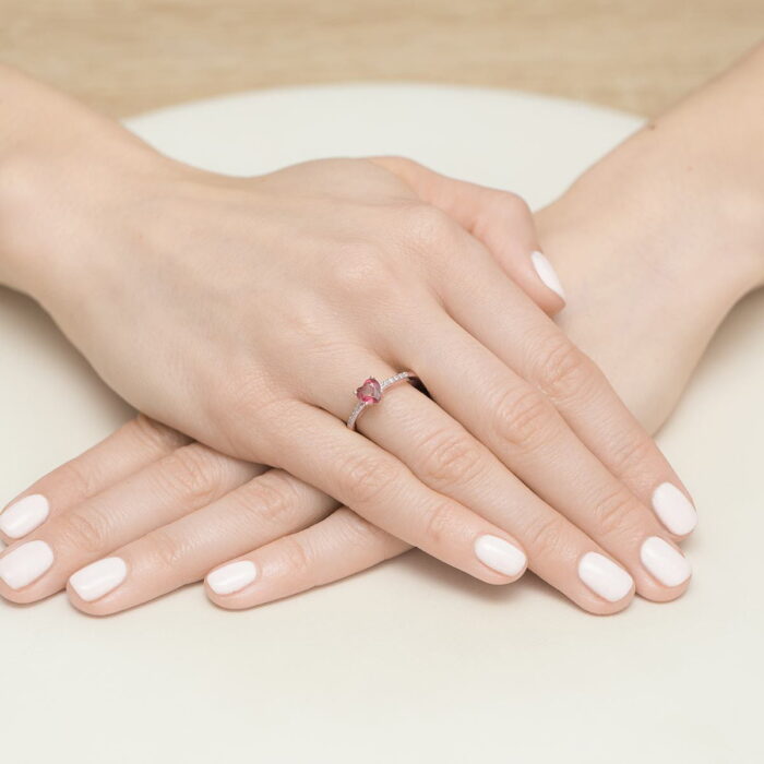Inel Aur 14k cu Rubin 1.10 ct - Imagine 12