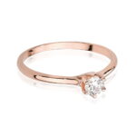 Inel Aur 14K cu Diamant 0.20 ct - Imagine 9