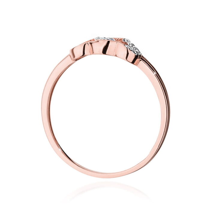 Inel Aur 14k cu Diamante 0.06 ct - Imagine 10