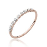 Inel Aur 14k cu Diamante 0.045 ct - Imagine 7