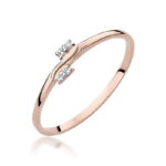 Inel Aur 14k cu Diamante 0.03 ct - Imagine 7