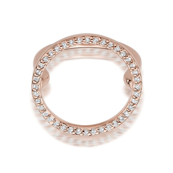 Inel Aur 14k cu Diamante 0.20 ct - Imagine 7