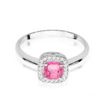Inel Aur 14K W514 Topaz Roz 0.65ct - Imagine 10