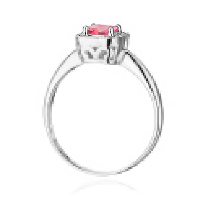 Inel Aur 14K W514 Topaz Roz 0.65ct - Imagine 11