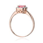 Inel Aur 14K W514 Topaz Roz 0.65ct - Imagine 7