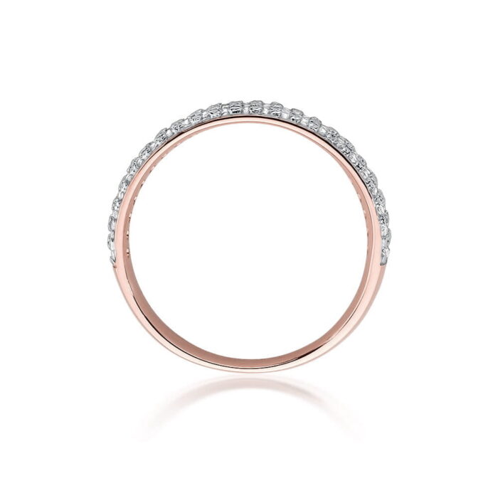 Inel Aur 14k cu Diamante 0.23 ct - Imagine 9