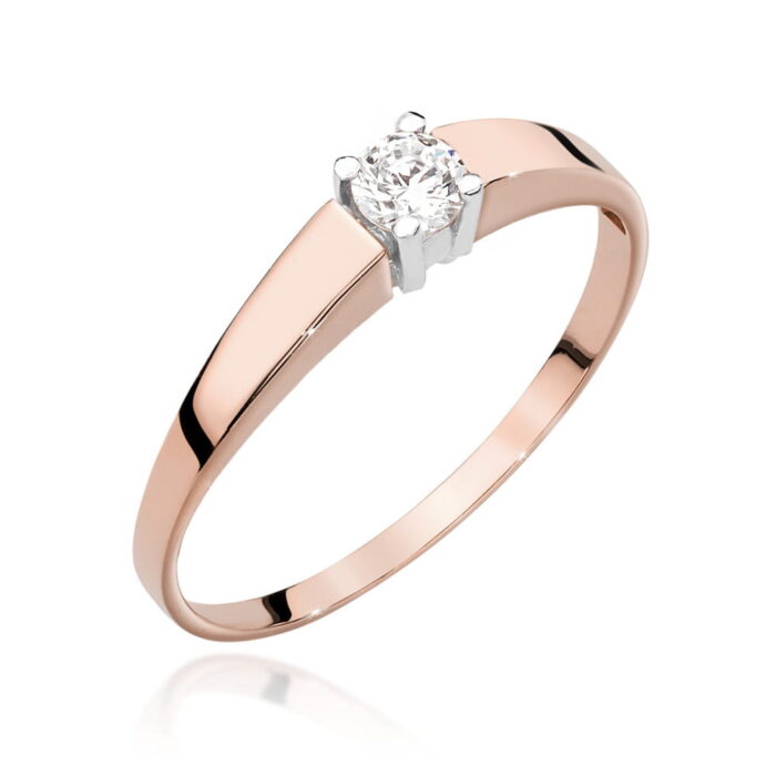 Inel Aur 14K cu Diamant 0.25 ct - Imagine 7