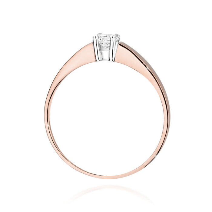 Inel Aur 14K cu Diamant 0.25 ct - Imagine 9