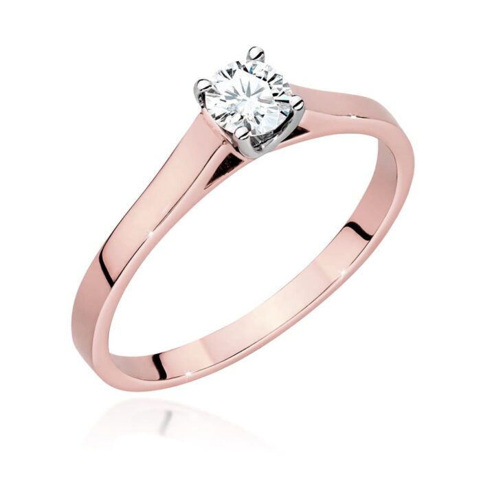 Inel Aur 14K cu Diamant 0.40 ct - Imagine 7