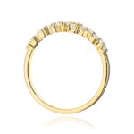 Inel Aur 14k cu Diamante 0.33 ct - Imagine 3