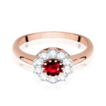 Inel Aur 14k cu Rubin 0.60 ct - Imagine 8