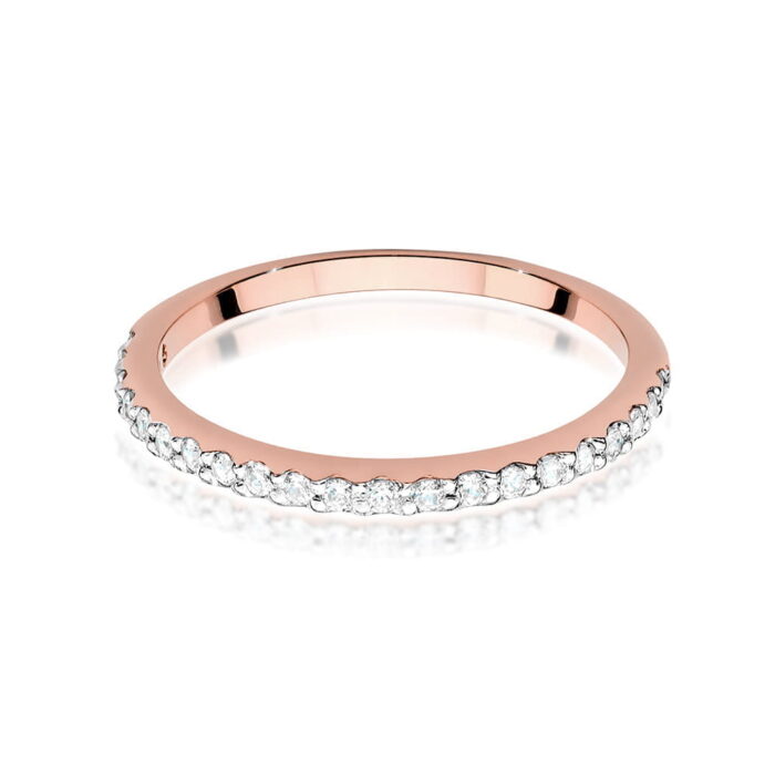 Inel Aur 14K cu Diamant 0.18 ct - Imagine 9