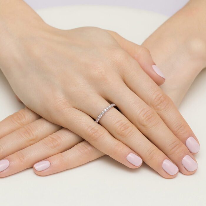 Inel Aur 14k cu Diamante 0.34 ct - Imagine 11