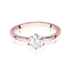 Inel Aur 14K cu Diamant 0.70 ct - Imagine 8