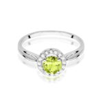 Inel Aur 14K W538 Peridot 0.90ct - Imagine 10