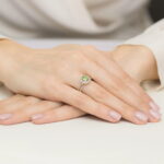 Inel Aur 14K W538 Peridot 0.90ct - Imagine 12