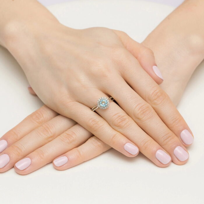 Inel Aur 14K W538 Topaz 0.80ct - Imagine 12