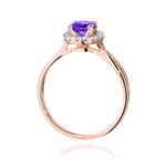 Inel Aur 14K W538 Ametist 0.90ct - Imagine 7