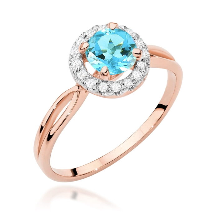 Inel Aur 14K W538 Topaz 0.80ct - Imagine 5