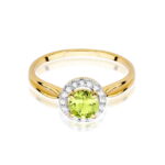 Inel Aur 14K W538 Peridot 0.90ct - Imagine 2
