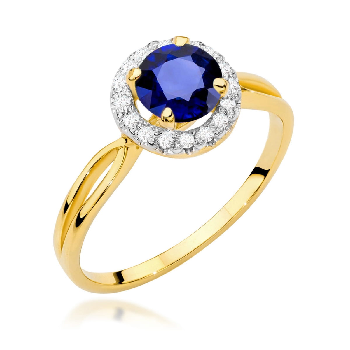 W538-Z-585-S1.00_1.jpg Inel Aur 14K W538 Safir 1.00ct - Imagine 1
