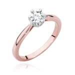 Inel Aur 14K cu Diamant 0.40 ct - Imagine 7