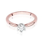 Inel Aur 14K cu Diamant 0.40 ct - Imagine 8