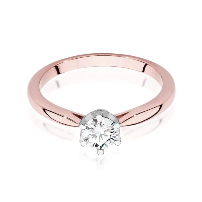 Inel Aur 14K cu Diamant 0.40 ct - Imagine 8