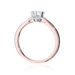 Inel Aur 14K cu Diamant 0.40 ct - Imagine 9