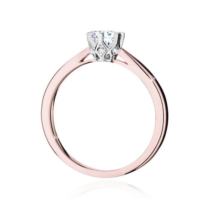 Inel Aur 14K cu Diamant 0.40 ct - Imagine 9