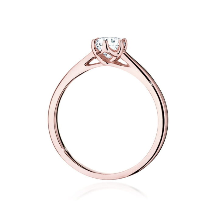 Inel Aur 14K cu Diamant 0.40 ct - Imagine 9