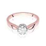 Inel Aur 14K cu Diamant 0.40 ct - Imagine 6