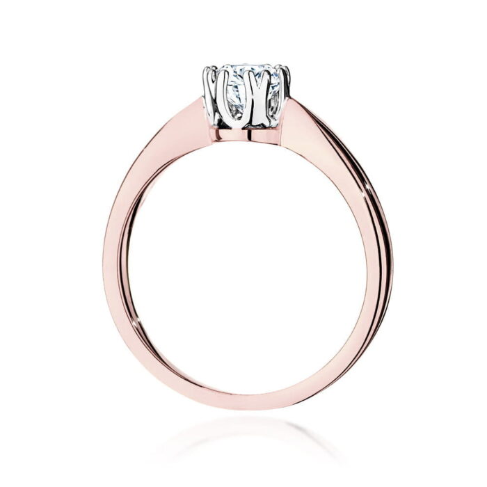 Inel Aur 14K cu Diamant 0.40 ct - Imagine 7
