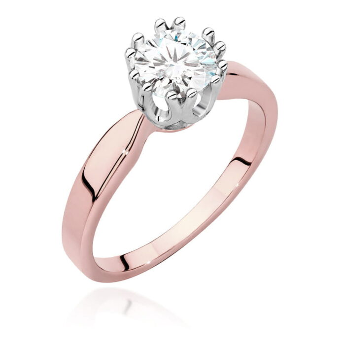 Inel Aur 14K cu Diamant 0.70 ct - Imagine 7