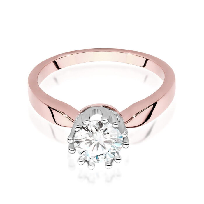 Inel Aur 14K cu Diamant 0.70 ct - Imagine 8