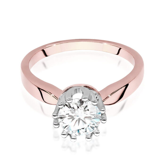 Inel Aur 14K cu Diamant 1.0 ct - Imagine 8