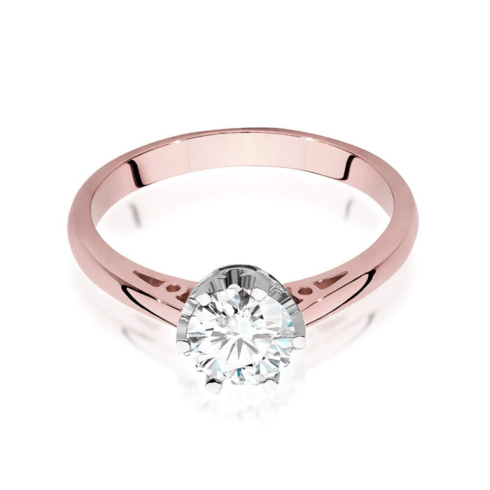 Inel Aur 14K cu Diamant 0.70 ct - Imagine 8