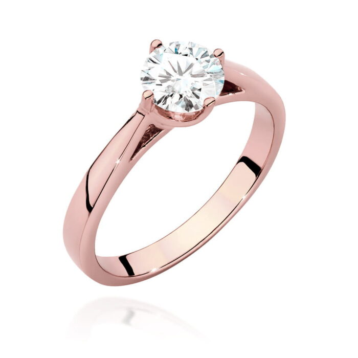 Inel Aur 14K cu Diamant 0.70 ct - Imagine 7